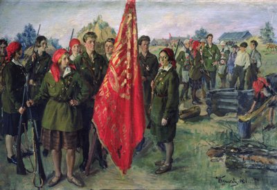 Militarised Komsomol, 1930 by Ivan Semyonovich Kulikov